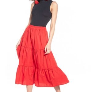 Spódnica Model T339/8 Red - Tessita