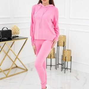 Spodnie Komplet Model Kim Pearl Buttons PU1121 Pink - Vittoria Ventini