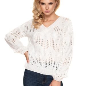 Sweter Damski Model 30076 Cream - PeeKaBoo