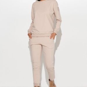 Spodnie Komplet Model NU379 Light Beige - Numinou