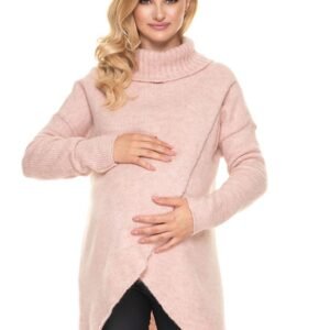 Sweter Ciążowy Model 30078 Pink - PeeKaBoo