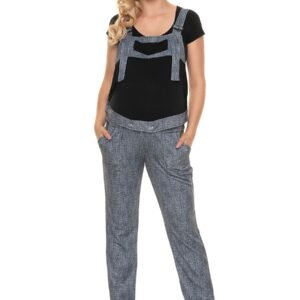 Spodnie Ogrodniczki Model 0188 Black - PeeKaBoo