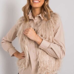 Kamizelka Damska Model TW-KZ-2115.32X Beige - Och Bella