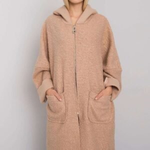 Płaszcz Damski Model TW-PL-BI-21715.63P Beige - Och Bella