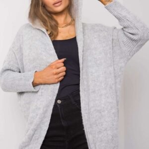 Sweter Kardigan Model TW-SW-BI-6911.15 Grey - Och Bella