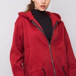 Bluza Damska Model MI-PL-24512.00X Bordo - Italy Moda