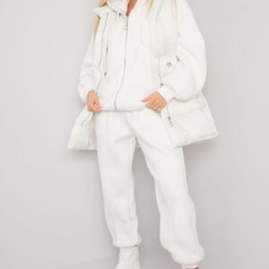 Spodnie Komplet Model EM-KMPL-540.24X Ecru - Ex Moda