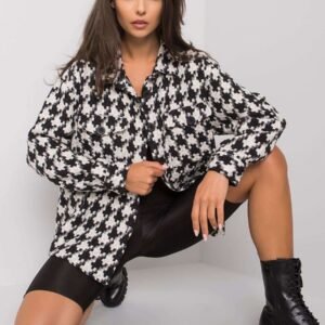 Koszula Damska Model EM-KS-178.34 White/Black - Ex Moda