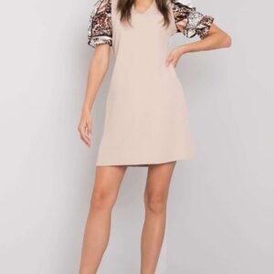 Sukienka Model LC-SK-22K-3018.45P Beige - Pole&Pole