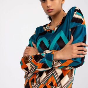 Bluzka Model DHJ-BZ-6033-1.49P Morski - Italy Moda