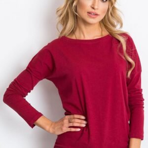 Bluzka Model RV-BZ-5122.08P Bordo - BFG