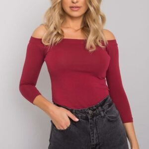 Bluzka Model RV-BZ-4692.61 Bordo - BFG