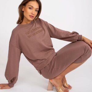Spódnica Komplet Model EM-KMPL-648.71 Light Brown - Ex Moda