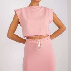 Spódnica Komplet Model EM-KMPL-N596.24X Light Pink - Ex Moda