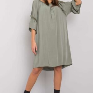 Sukienka Model TW-SK-BI-82314.48 Khaki - Och Bella