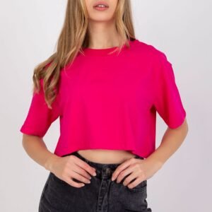 T-shirt Damski Model RV-TS-7541.06 Fuksja - BFG