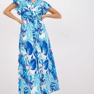 Sukienka Model DHJ-SK-13203-1.03X White/Blue - Italy Moda