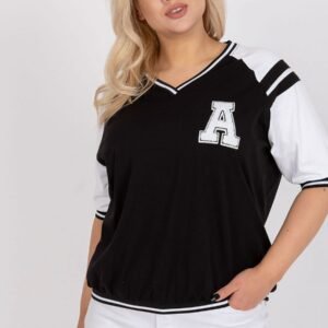 Bluzka Model RV-BZ-7830.30 Black/White - Relevance