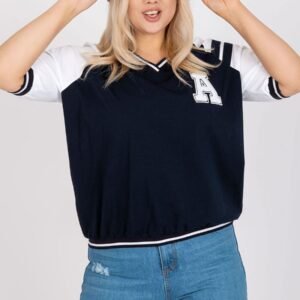 Bluzka model RV-BZ-7830.30 Navy - Relevance