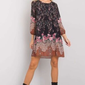 Sukienka Model TW-SK-BI-2667-1.72P Black/Beige - Och Bella