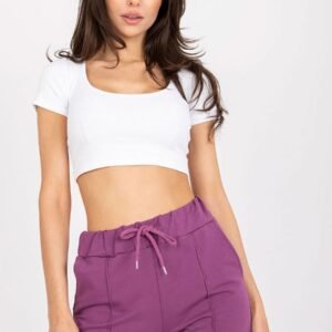 Szorty Damskie Model FA-SN-6283.88P Dark Violet - Fancy