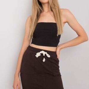 Spódnica Model FA-SD-6205.76P Dark Brown - Fancy