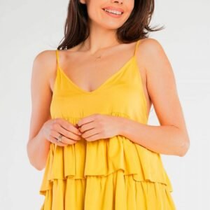 Bluzka Model A432 Yellow - awama