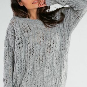Sweter Damski Model A444 Grey - awama