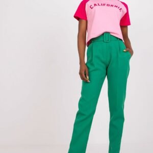 Spodnie Damskie Model DHJ-SP-12787.21X Light Green - Italy Moda