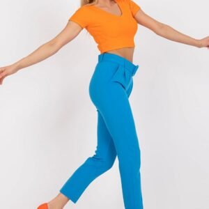 Spodnie Damskie Model DHJ-SP-12787.21X Blue - Italy Moda