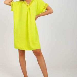 Sukienka Model DHJ-SK-0123.60P Limonka - Italy Moda