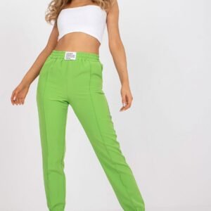 Spodnie Damskie Model DHJ-SP-15832.64 Light Green - Italy Moda