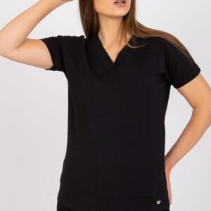 T-shirt Damski Model RV-TS-7666.19 Black - BFG