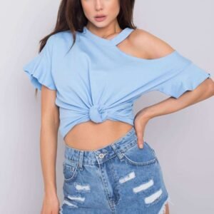 Bluzka Model FA-BZ-6946.93P Blue - Fancy
