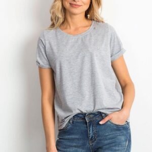 T-shirt Damski Model RV-TS-4838.42P Grey - BFG