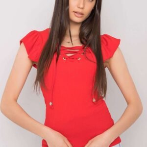 Bluzka Model DHJ-BZ-13301.34P Red - Italy Moda