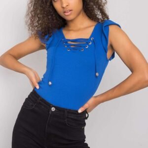 Bluzka Model DHJ-BZ-13301.34P Dark Blue - Italy Moda