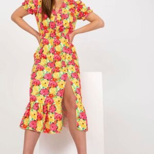 Sukienka Model DHJ-SK-7006-3.39 Yellow - Italy Moda