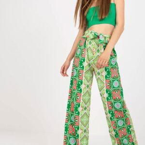 Spodnie Damskie Model DHJ-SP-13587.66P Green - Italy Moda