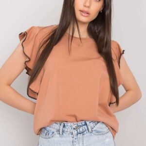 Bluzka Model FA-BZ-7063.53P Camel - Fancy