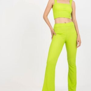 Spodnie Komplet Model DHJ-KMPL-15828 Limonka - Italy Moda