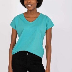T-shirt Damski Model AP-TS-A-004 Turkus - BFG
