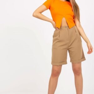 Szorty Damskie Model BR-SN-102.70 Dark Brown - Xsapienza