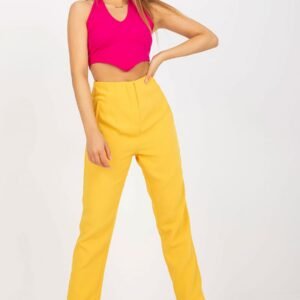 Spodnie Damskie Model BR-SP-219.71 Dark Yellow - Xsapienza