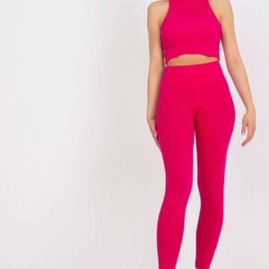 Legginsy Model LA-LG-T-13.66 Fuksja - Rue Paris