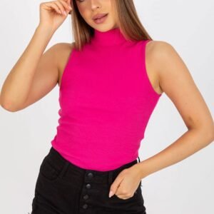 Koszulka Top Model LO-TP-LK-140.27X Fuksja - Rue Paris