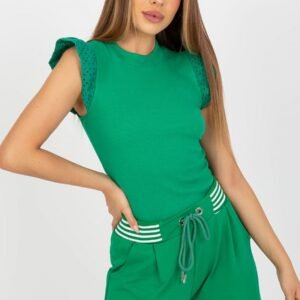 Bluzka Model FN-BZ-4592.12 Green - Rue Paris
