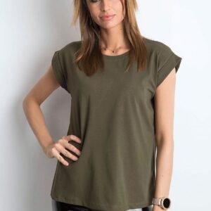 T-shirt Damski Model RV-TS-4833.36P Khaki - BFG