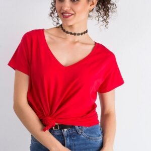 T-shirt Damski Model RV-TS-4832.14P Red - BFG