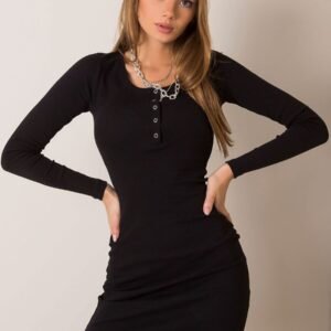 Sukienka Model RV-SK-5765.44P Black - Rue Paris